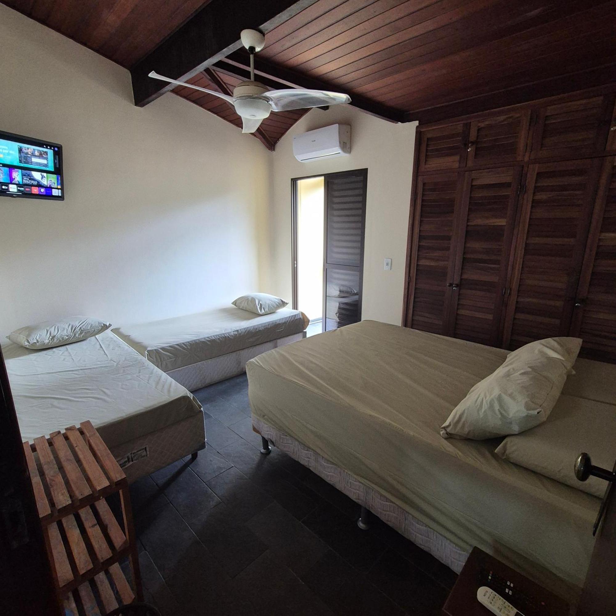 Casa 7 Em Ubatuba No Centro Condominio Com Piscina E Churrasqueira Esterno foto