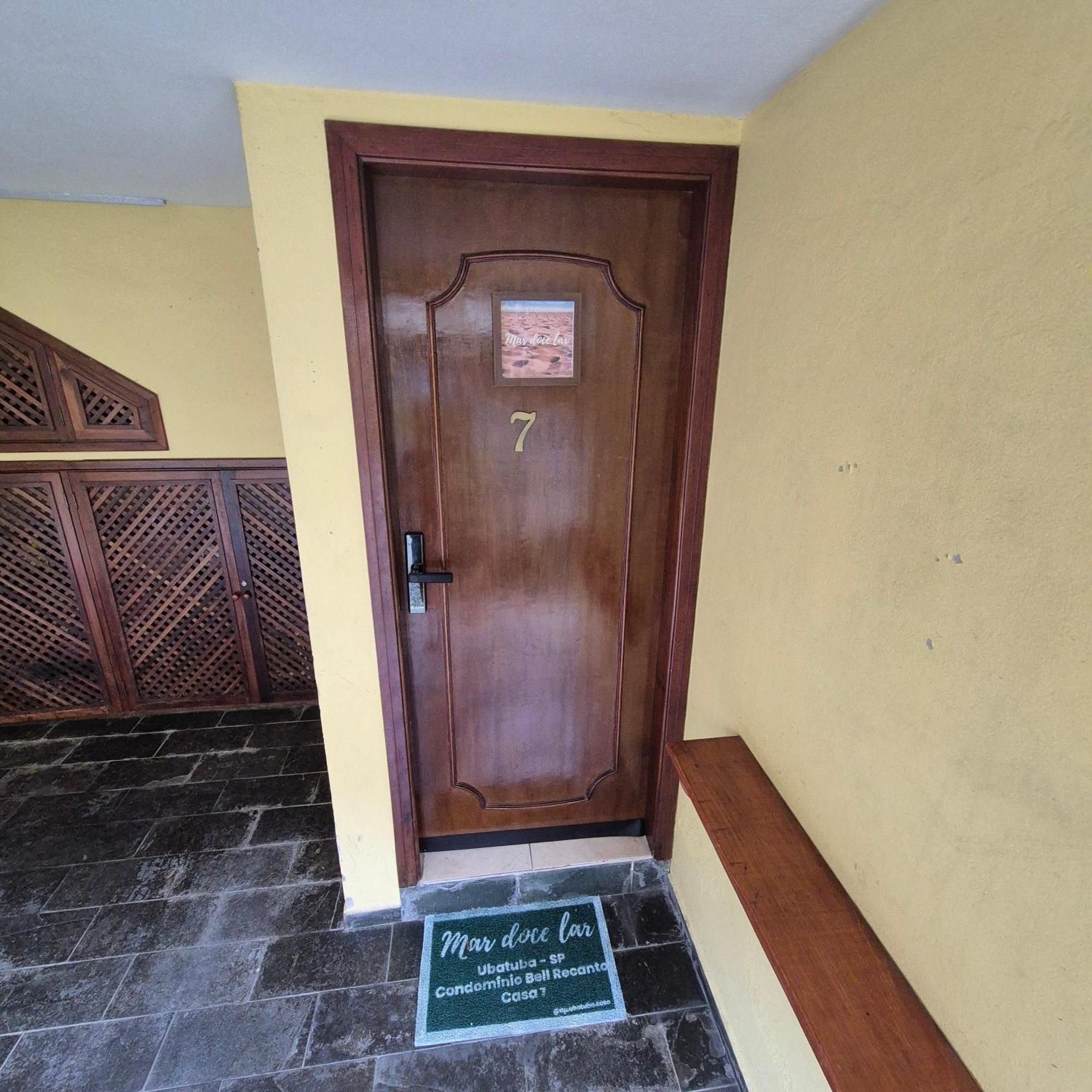Casa 7 Em Ubatuba No Centro Condominio Com Piscina E Churrasqueira Esterno foto